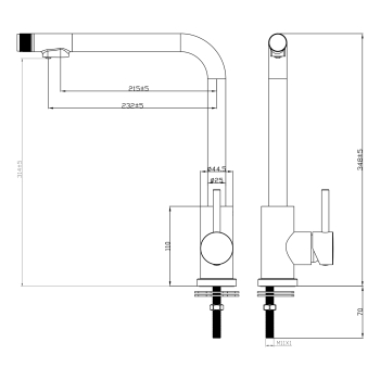 Preview: Drei Wege Wasserhahn
