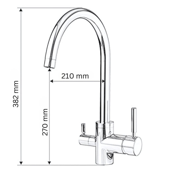 Preview: 3-Wege-Wasserhahn